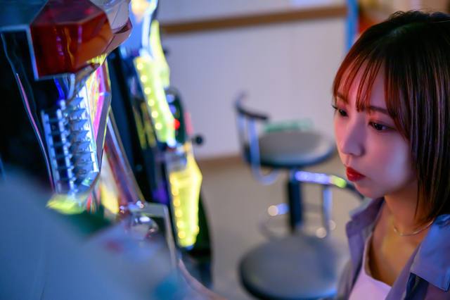 フェリー船内のゲームセンターでスロットに興